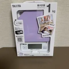 TANITA クッキングスケール 1kg ブルーベリーパープル　KJ-114のサムネイル