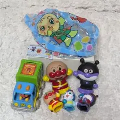 アンパンマン　まとめ売り　働く車　指人形　水鉄砲　クリアボール