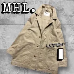 美品 MHL. ワークジャケット スプリングコート カバーオール リネン