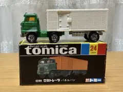 トミカ 日本製 黒箱 24 日野 セミトレーラ パネルバンのサムネイル