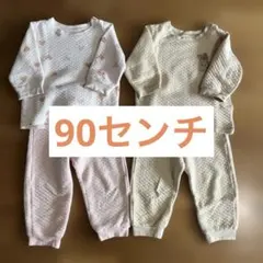 UNIQLO キルトパジャマ 2点セット 女の子