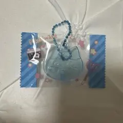 ハチワレ アクリルキーホルダー 水色