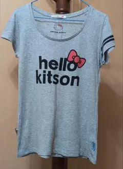 HELLO KITTY グレー 半袖Tシャツ M　ユニクロ　kitson