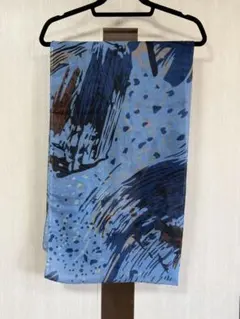 青系抽象デザイン ストール