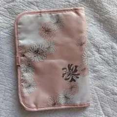 PAUL & JOE 花柄　手帳カードケース ピンク　１デイコンタクト付属品
