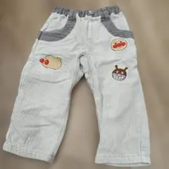 アンパンマンキッズコレクション　アンパンマン刺繍入りボトムス 90cm