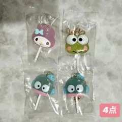 【カプセルトイ】サンリオ　キャンディチャーム　4点セット
