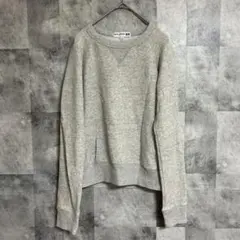 ◯ UNIQLO ユニクロ スウェット トレーナー 長袖 グレー シンプル M