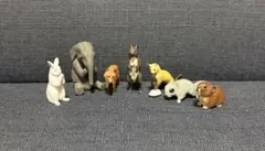 日本の動物 フィギュア 7点セット