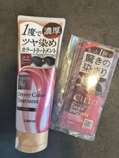 【新品未使用】ドレッシーカラートリートメント　ダークブラウンのサムネイル