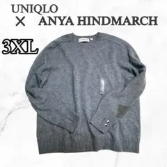 ふうちゃん様 希少 3XL ユニクロ×アニヤハインドマーチ カシミヤニット