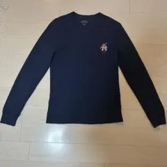 【美品】POLO RALPH LAUREN ポロベア 長袖Tシャツ ネイビー　S