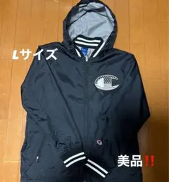 Champion フード付きナイロンジャケット Lサイズ