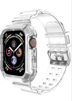 コンパチブル Apple Watch バンド 42mm/44mm 薄型一体型