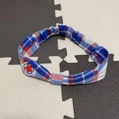 中古品☻ファンキー加藤 ヘアバンド ライブグッズ チェック柄 普段使い