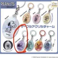 【シュローダー】KOROKORO SNOOPYマーブルアクリルチャーム