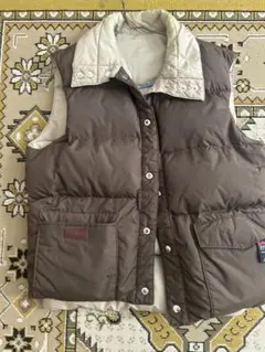 ブラウン・ベージュ ダウンベスト