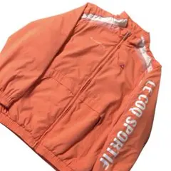 ルコックゴルフ 2way ウインドブレーカー 中綿 オレンジ M