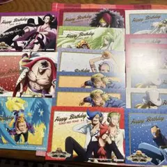 ONE PIECE バースデーカード　27枚