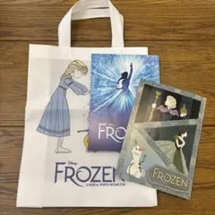 a*8様 未使用　劇団四季 アナと雪の女王 ショップバック　カレンダー