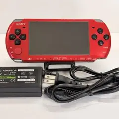 【極美品‼︎】SONY PSP-3000 ブラック レッド ツートンカラー 充電器