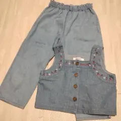 スラップスリップ　デニム　セット　120　べべ