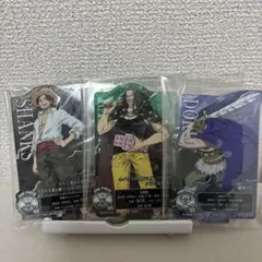 ワンピース　一番くじ　赤髪海賊団　H賞　アクリルスタンド　3種セット