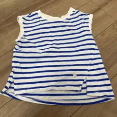 petit main ストライプ ノースリーブ