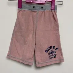 DOUBLE B ハーフパンツ ピンク 100%コットン