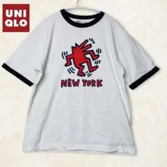 UNIQLO キースヘリング UT コラボ リンガー 半袖 Tシャツ 白 S