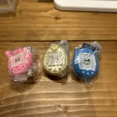 たまごっち　ミニチュアチャームコレクション　大たまごっち展　3個セット