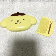 ポムポムプリン 折りたたみミラー コーム付き