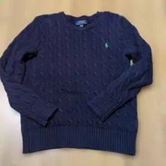Polo Ralph Lauren ネイビー ケーブルニットセーター
