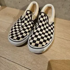 Vans チェッカーパターン スリッポン