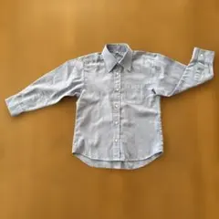 男児長袖シャツ　120サイズ　ブルー系　入学式