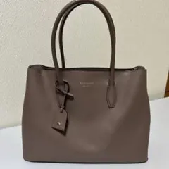 【美品】kate spade ブラウンモカ　トートバッグ