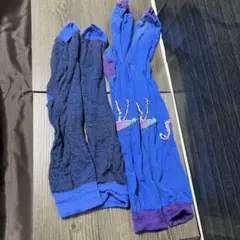 ETRO 青色パターン入りソックス 2点 メンズ25〜27cm エトロ 靴下