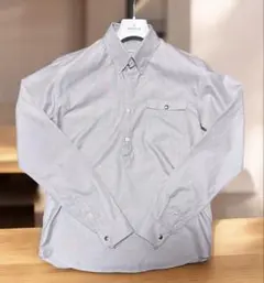 MONCLER 正規品 グレー長袖シャツ M 美品のサムネイル