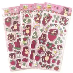 トイストーリー ロッツォ ぷっくり 立体シール マシュマロシール4枚 6-⑦