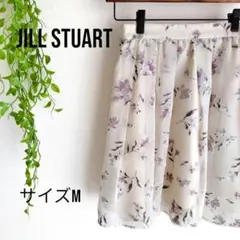 b1405　ジルスチュアート　ミニフレアスカート 花柄　サイズM　春物　かわいい