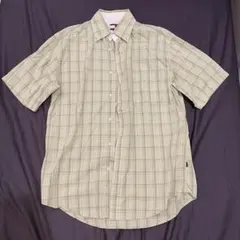 90s Tommy Hilfiger 半袖チェックシャツ ライトグリーンのサムネイル