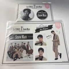 SnowMan 目黒蓮 缶バッジ ステッカー セット