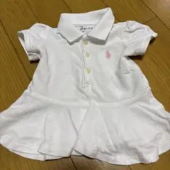 Ralph Lauren ホワイトポロシャツ 6M