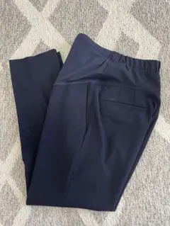 スマートアンクルマタニティパンツ　M ネイビー