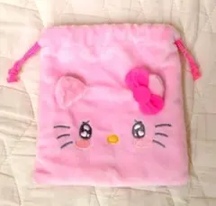 サンリオ　ハローキティ 巾着型ケース　カイロケース