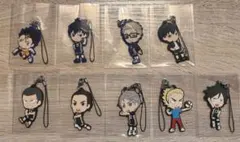 ハイキュー‼︎きゅんキャラ　ラバーストラップ　烏野高校