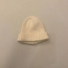 H&M アイボリー ニット帽 3-6M