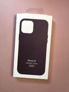 匿名発送 iPhone 13 レザーケース　ダークチェリー 純正