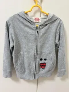 キッズ BLUE POINTS グレー パーカー サイズ100