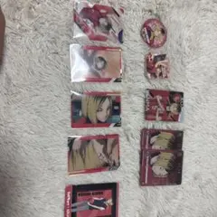 孤爪研磨のカード、シール